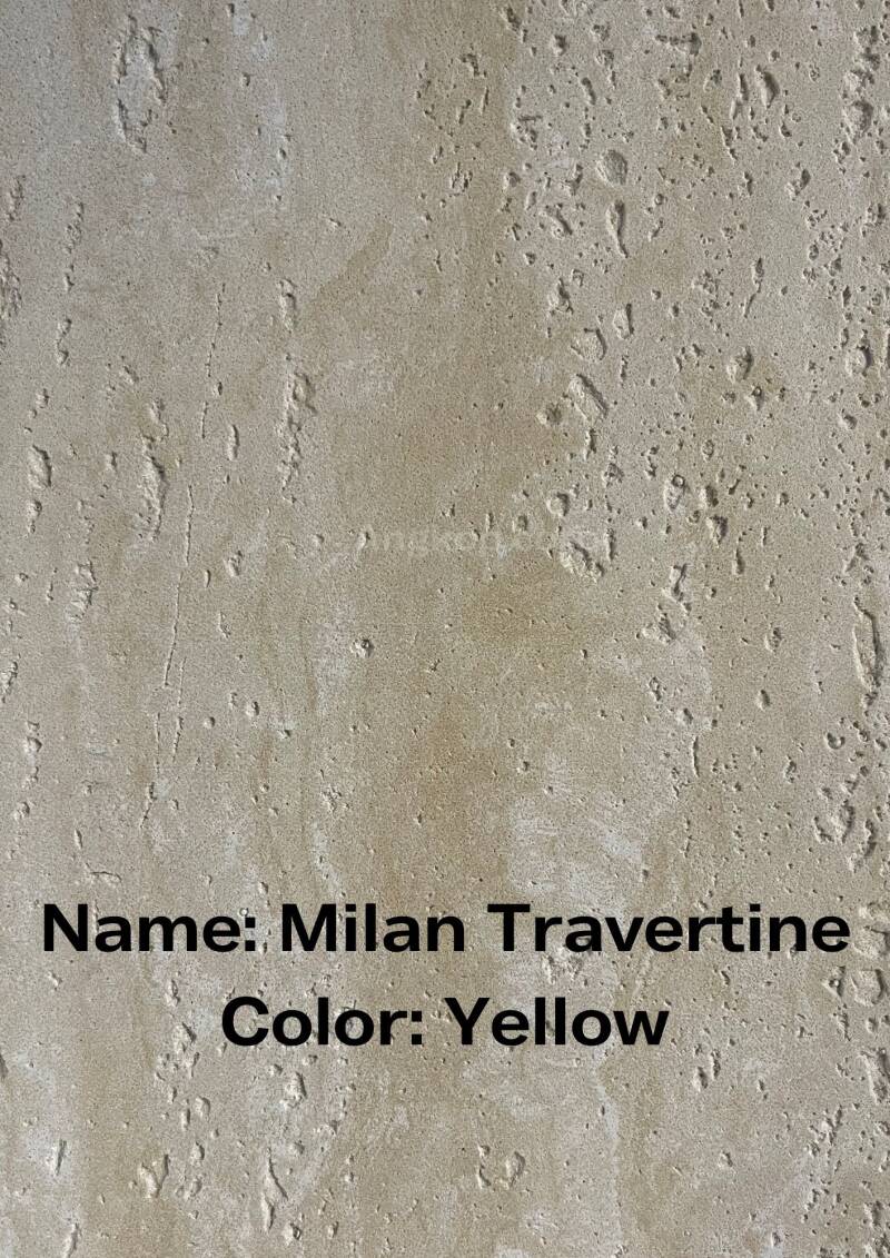 (RS) Milan Travertine ��� Yellow / 7.75 ft��